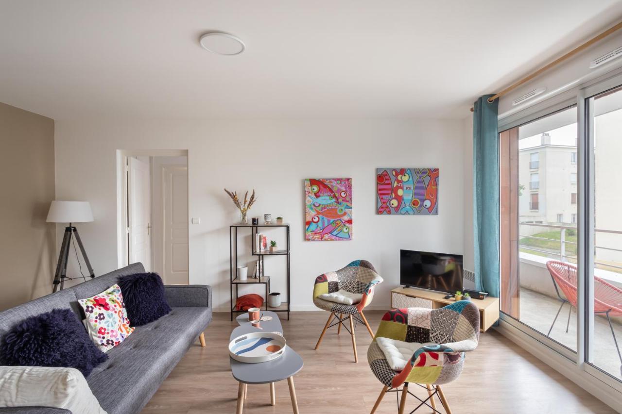 Bahibe - Balcon Et Parking Au Calme Proche Gare Apartment Rennes Exterior foto