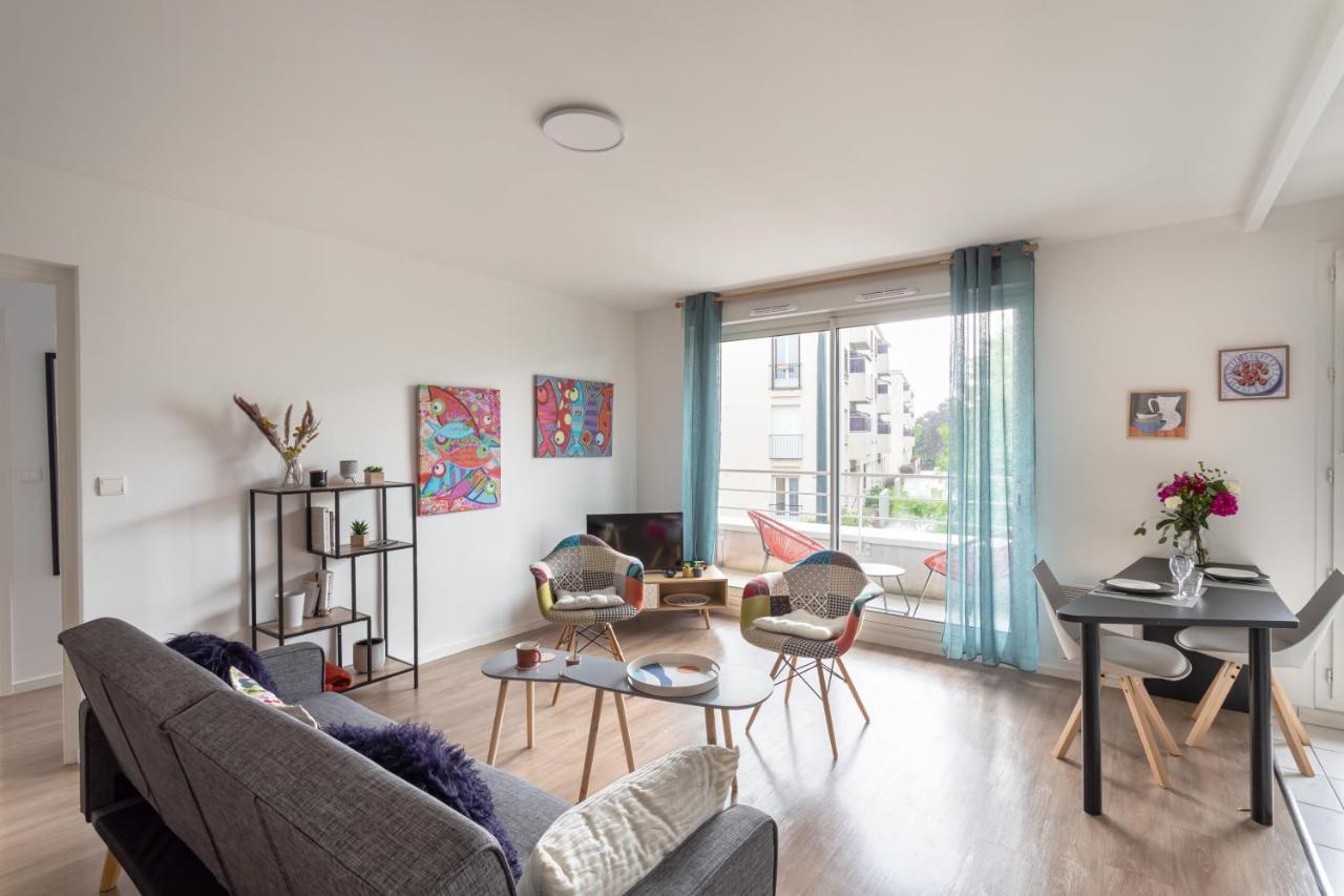 Bahibe - Balcon Et Parking Au Calme Proche Gare Apartment Rennes Exterior foto