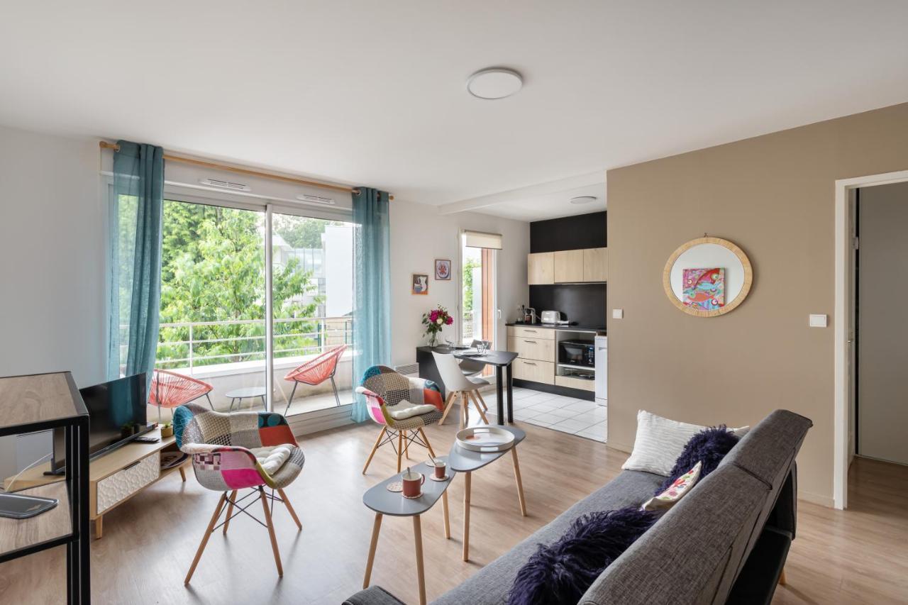 Bahibe - Balcon Et Parking Au Calme Proche Gare Apartment Rennes Exterior foto